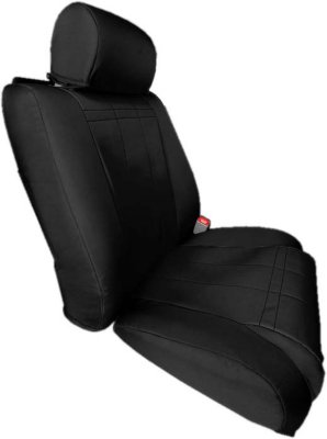 CalTrend CALDG25201DD Dura-Plus Seat Cover - Black, Cordura Canvas, Solid, Direct Fit