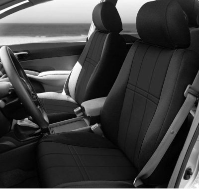 CalTrend CALDG25201NN Neosupreme Seat Cover - Black, Neosupreme, Solid, Direct Fit