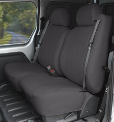 CalTrend CALPR11603LX I Can't Believe It's Not Leather Seat Cover - Charcoal, Synthetic leather, Solid, Direct Fit