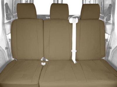 CalTrend CALST33906DA Dura-Plus Seat Cover - Beige, Cordura Canvas, Solid, Direct Fit
