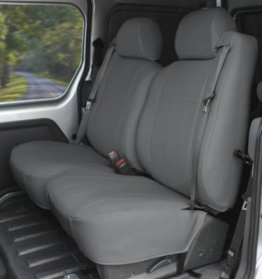 CalTrend CALST33908LX I Can't Believe It's Not Leather Seat Cover - Light Gray, Synthetic leather, Solid, Direct Fit