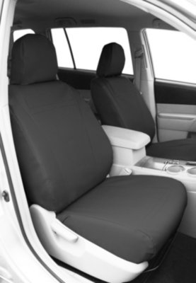 CalTrend CALSU10803DA Dura-Plus Seat Cover - Charcoal, Cordura Canvas, Solid, Direct Fit