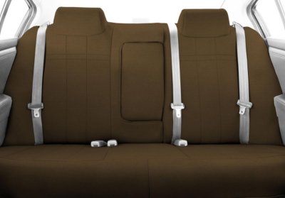 CalTrend CALTY15406GA SportsTex Seat Cover - Beige, Polyester fabric, Solid, Direct Fit