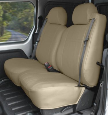 CalTrend CALTY35205LX I Can't Believe It's Not Leather Seat Cover - Sandstone, Synthetic leather, Solid, Direct Fit