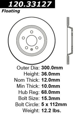 Centric Brake Disc