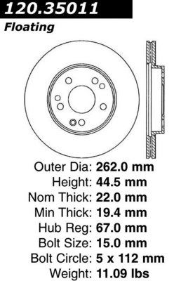 Centric Brake Disc