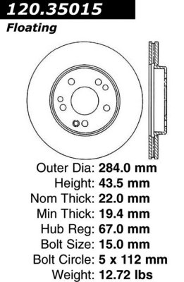 Centric Brake Disc