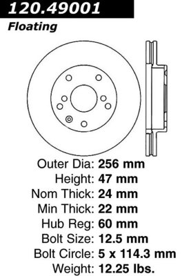 Centric Brake Disc