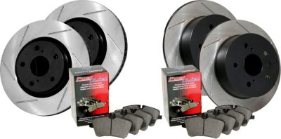 StopTech CEBKB301526 Sport Slotted Brake Disc and Pad Kit