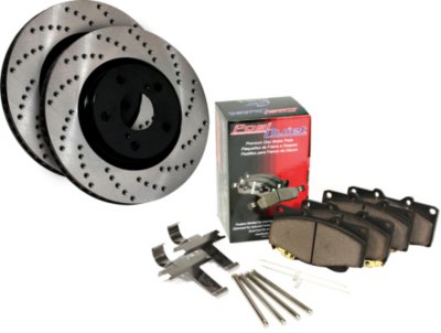 StopTech CEBKF103599 Sport Cross-Drilled Brake Disc and Pad Kit
