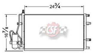 CSF A/C Condenser