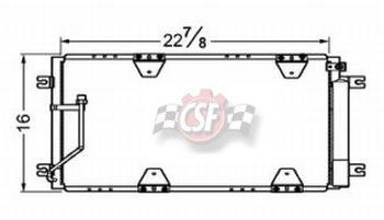 CSF A/C Condenser