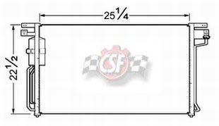 CSF A/C Condenser