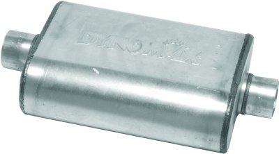 Dynomax D2217220 Ultra Flo Welded Muffler - Single, Center, Natural, Stainless Steel, Direct Fit