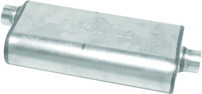 Dynomax D2217233 Ultra Flo Welded Muffler - Single, Center, Natural, Stainless Steel, Direct Fit
