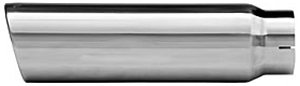 Dynomax D2236477 Exhaust Tip - Polished, Stainless Steel, Single, Direct Fit