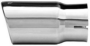 Dynomax D2236484 Exhaust Tip - Polished, Stainless Steel, Single, Direct Fit