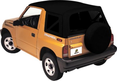 Bestop D345136101 Replace-A-Top Soft Top - Black, Dual-layer poly-cotton vinyl, Without Frame (Requires Factory Frame)