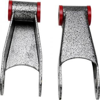 DJM Suspension DJMSH30972 Leaf Spring Shackles and Hangers - Steel, Direct Fit
