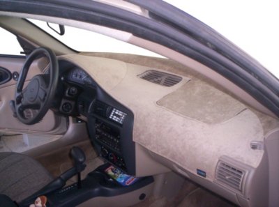 Dash Designs DSHD02603BMO Brushed Suede Dash Cover - Brown, Suede, Mat