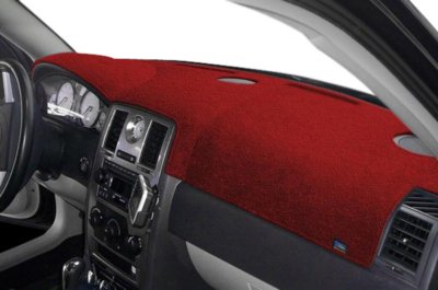 Dash Designs DSHD29370VRD Plush-Velour Dash Cover - Red, Velour, Mat