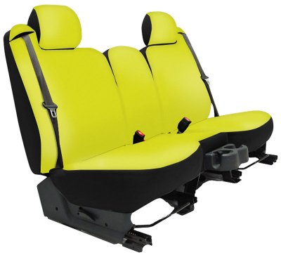 Dash Designs DSHK0202E0NYL NeoSupreme Seat Cover - Yellow, Neosupreme, Solid, Direct Fit
