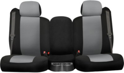 Dash Designs DSHK023360UBG Genuine Neoprene Seat Cover - Black sides and gray insert, Neoprene, 2-tone, Direct Fit