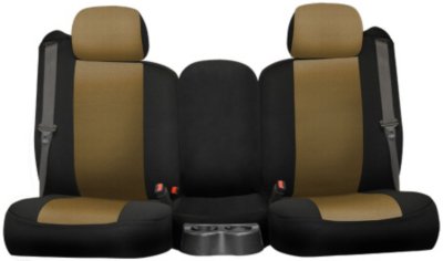 Dash Designs DSHK369041ZTB NeoSupreme Seat Cover - Black sides and tan insert, Neosupreme, 2-tone, Direct Fit