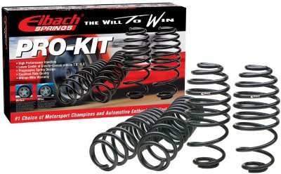 Eibach E273897140 Pro-Kit Lowering Springs - Powdercoated Black, Direct Fit