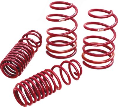 Eibach E2740138 Sportline Kit Lowering Springs - Powdercoated red, Direct Fit