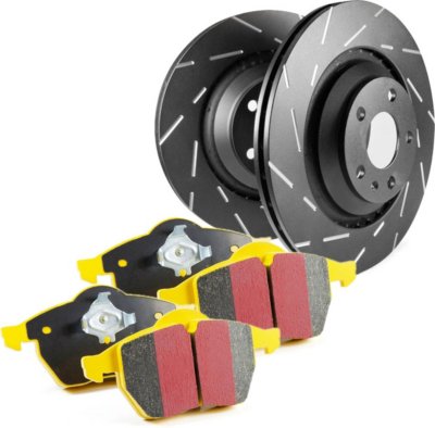 EBC E35S9KR1441 S9 Yellowstuff and USR Rotors Brake Disc and Pad Kit - Direct Fit