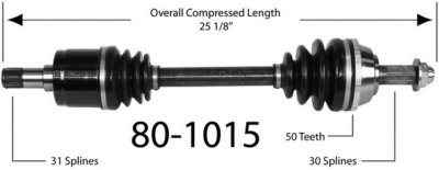 EMPI Axle Axle Assembly