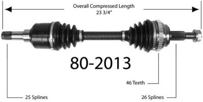 EMPI Axle Axle Assembly