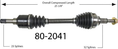 EMPI Axle Axle Assembly