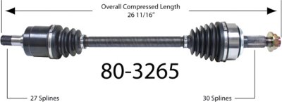 EMPI Axle Axle Assembly
