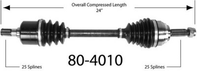 EMPI Axle Axle Assembly