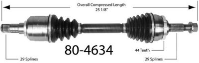 EMPI Axle Axle Assembly