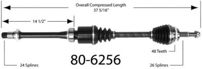 EMPI Axle Axle Assembly