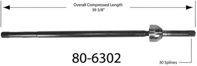 EMPI Axle Axle Assembly