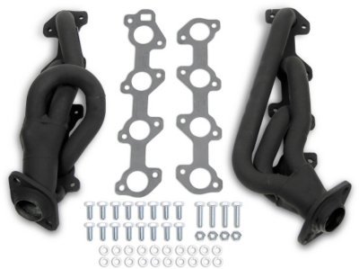 Flowtech F3191944 Shorty Headers - Painted Black, Steel, 4-1, 49-State Legal - no CA shipments, Direct Fit