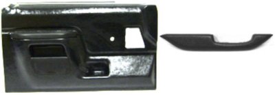 Accu Form F465503 Arm Rest - Black, Direct Fit