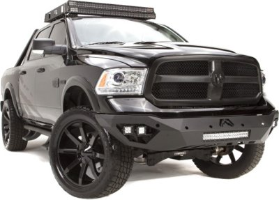 Fab Fours FFRDR13D29511 Vengeance Off-Road Bumper - Powdercoated Black, Steel