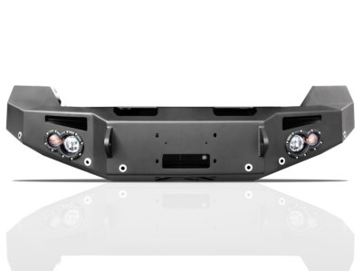 Fab Fours FFRDR13F29511 Winch Bumper Off-Road Bumper - Matte Black Powdercoat, Steel