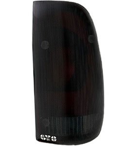 GT Styling G49GT034 Blackout Tail Light Cover - Smoked, Plastic, Black-outs, Direct Fit