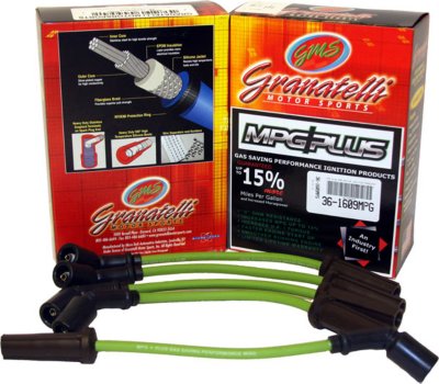 Granatelli G53341010MPG MPG Plus Spark Plug Wire - 8 mm Diameter, Direct Fit