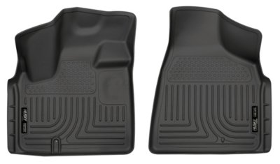 Husky Liners H2118091 Weatherbeater Floor Mats - Black, Rubberized, Thermoplastic, All-Weather, Molded Floor Liner, Direct Fit