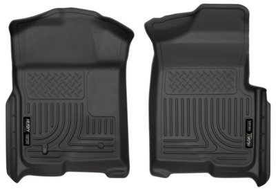 Husky Liners H2118331 Weatherbeater Floor Mats - Black, Rubberized, Thermoplastic, All-Weather, Molded Floor Liner, Direct Fit