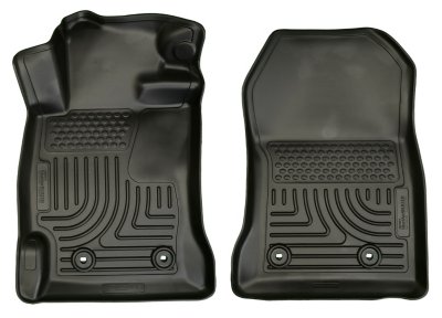 Husky Liners H2118831 Weatherbeater Floor Mats - Black, Rubberized, Thermoplastic, All-Weather, Molded Floor Liner, Direct Fit