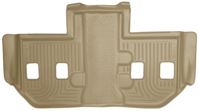 Husky Liners H2119263 Weatherbeater Floor Mats - Tan, Rubberized, Thermoplastic, All-Weather, Molded Floor Liner, Direct Fit
