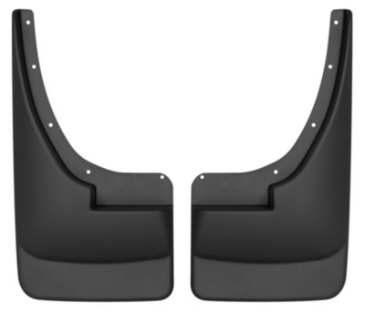 Husky Liners H2156001 Custom Fit Mud Flaps - Black, Plastic, Direct Fit